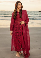 Alaya Red Premium Luxury Lawn Suit